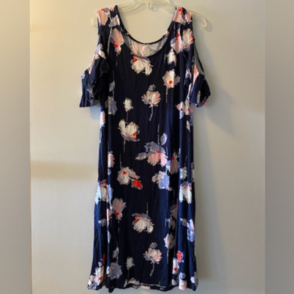 Cold shoulder dress